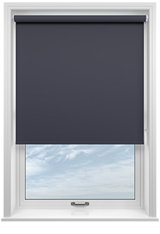Trinity (Blackout), Navy - Twist&Fit Roller Blind